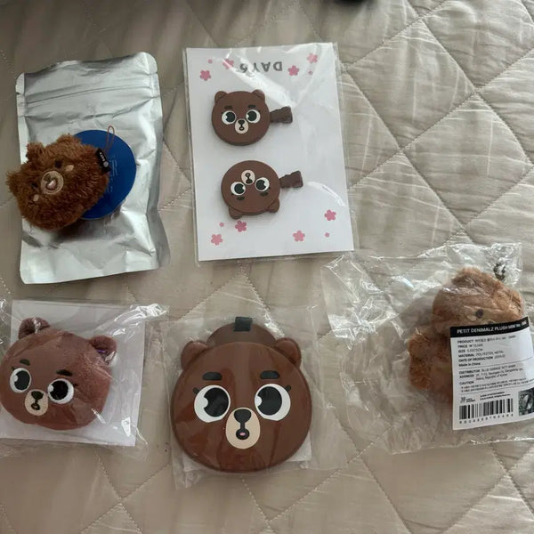 [BUNJANG] Day6 Japan Concert Denimals Bang Hairpin Luggage Tag Badge Ppupmul Face Keyring Bundle Set / 데이식스 일본콘 데니멀즈 방 헤어핀 러기지택 뱃지 쁘쁘멀 페이스키링 일괄