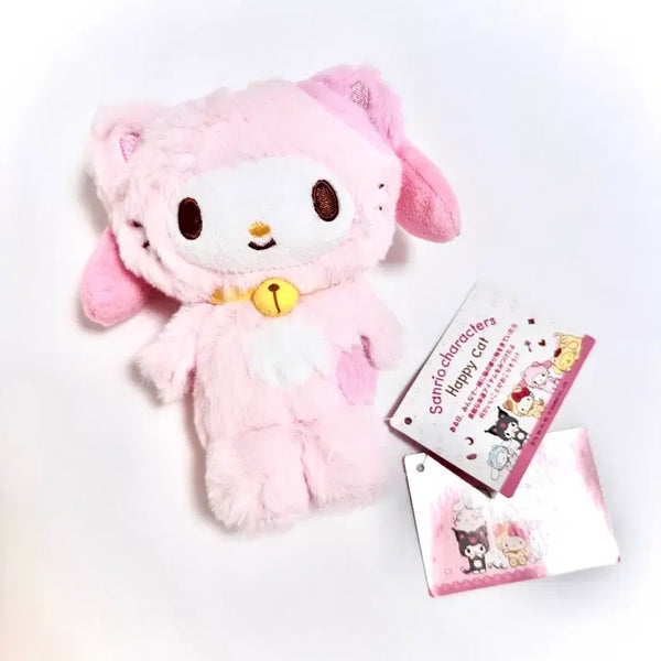 [BUNJANG] Sanrio My Melody Happy Cat Koneko-neko Mascot / 고양이 마이멜로디인형 해피캣 코네코네코 마스코트 정품
