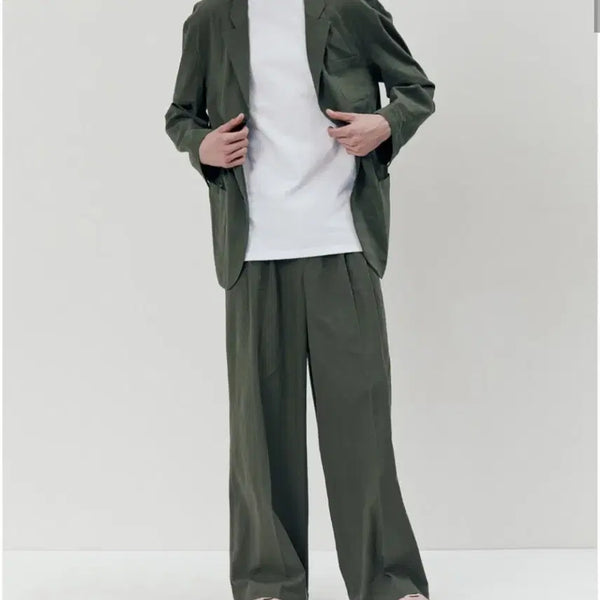 [BUNJANG] Take Easy Linen Classic Suit / 린넨 클래식 슈트