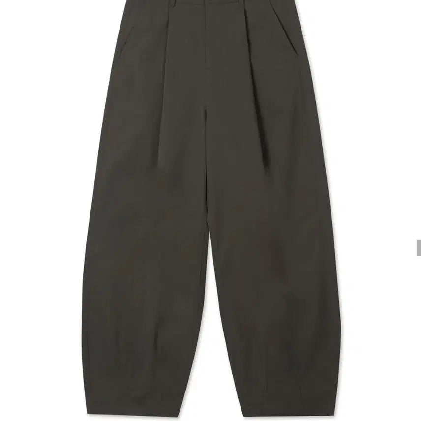 [BUNJANG] Customellow Cotton-Like Balloon One-Tuck Slacks / 커스텀어클락 코튼라이크 벌룬 원턱 슬랙스