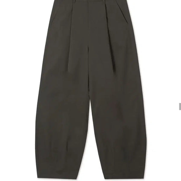 [BUNJANG] Customellow Cotton-Like Balloon One-Tuck Slacks / 커스텀어클락 코튼라이크 벌룬 원턱 슬랙스