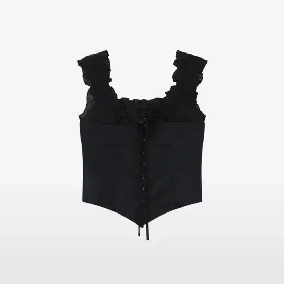 [BUNJANG] CASICO Lace Layered Sleeveless Top / 카시코 레이스 레이어드 슬리브리스 Lace Layered S
