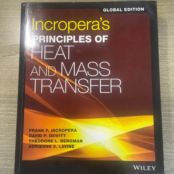 [BUNJANG] Heat Transfer 8th Edition (Incropera) / 열전달(Incropera,8판)