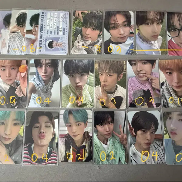 [BUNJANG] NCT WISH Yushi Riku Sakuya Sion Jaehee Ryo Photocard / 엔시티위시 유우시 리쿠 사쿠야 시온 재희 료 포카 팔아용