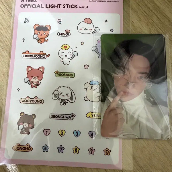 [BUNJANG] ATEEZ Lightiny Photocard Set / 에이티즈 라이티니 포카 ateez 응원봉