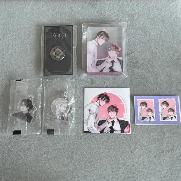 [BUNJANG] Lagasha Shinru Glass Badge Acrylic Block Acrylic Keyring / 패션 라가 신루 유리 뱃지 아크릴 블록 아크릴 키링 판매 양도 합니다