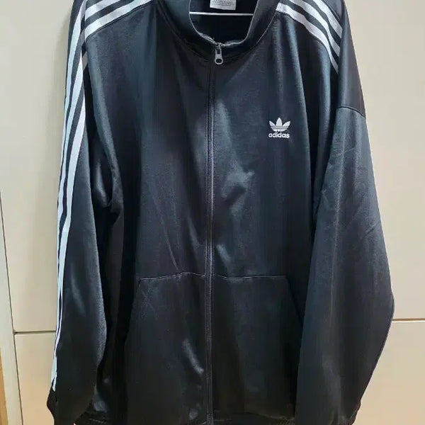 [BUNJANG] Adidas Originals Trefoil Track Top Zip Up Jersey Black JL8396 (2XL) / 아디다스 오리지널 트레포일 트랙탑 집업 져지 블랙 JL8396 (2XL)