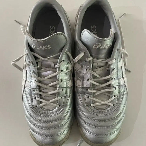 [BUNJANG] ASICS C3 TF Futsal Shoes - Silver - 255mm / 아식스 C3 tf 255 은색 풋살화