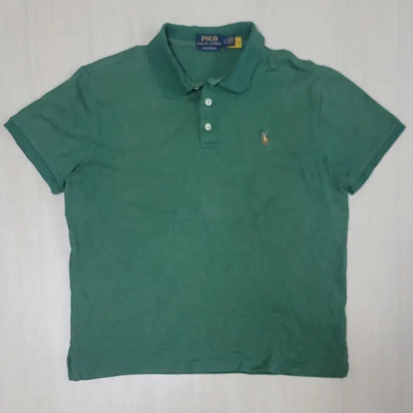 [BUNJANG] Polo Ralph Lauren Custom Slim Fit Short Sleeve Polo Shirt - Size L / (L)폴로랄프로렌 커스텀슬림핏 카라넥 반팔티셔츠 판매합니다