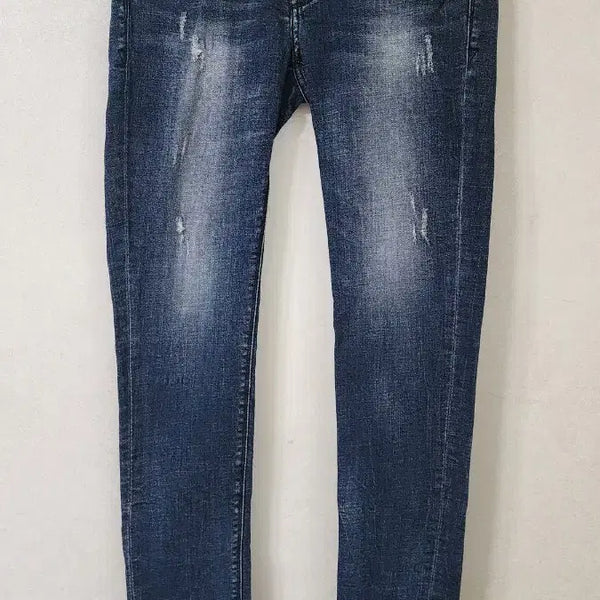 [BUNJANG] Guess Distressed Slim Fit Stretch Jeans / Guess 데미지 워싱 슬림핏 스판청바지