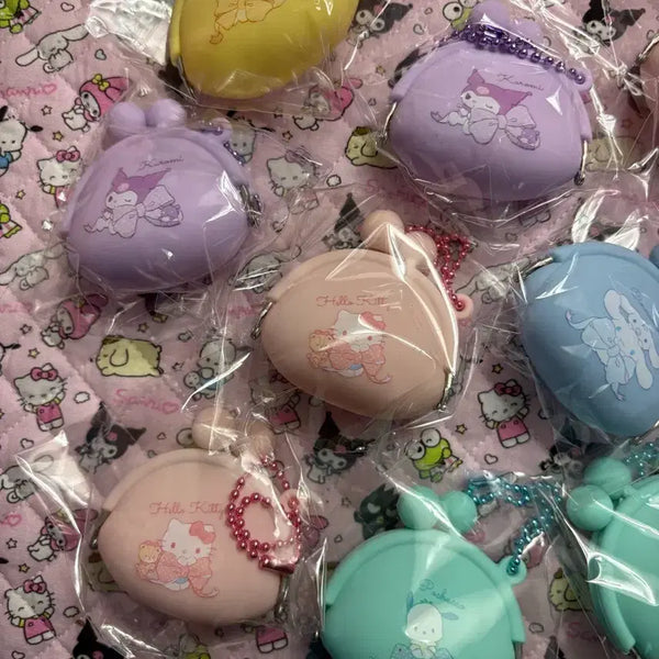[BUNJANG] Sanrio Mini Gamaguchi Keychain Pouch (Japan Official) / 산리오 미니 가마구치 키링 파우치 일본정품 확정