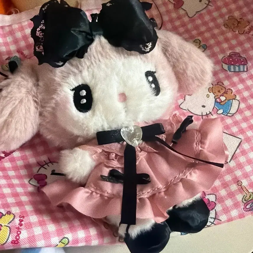 [BUNJANG] Sanrio My Melody Mascot Plush Doll (Series 1) / 메로쿠로 마이멜로디 마스코트 누이 인형 1탄