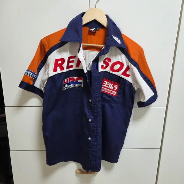 [BUNJANG] Honda Racing Short Sleeve Shirt / 혼다 레이싱 반팔셔츠