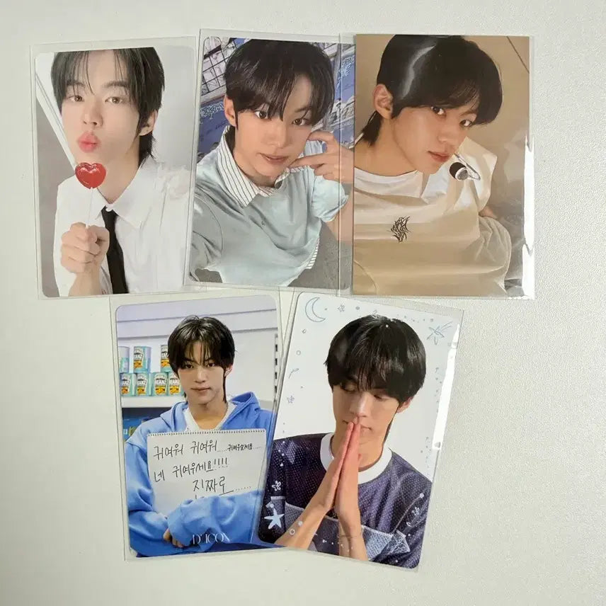 [BUNJANG] TWS Dohyun Romeo Cat, Seoul, DAEBAK LUCKY DRAW Photocard / 투어스 도훈 로미오캣+서울콘+디이이콘 포카