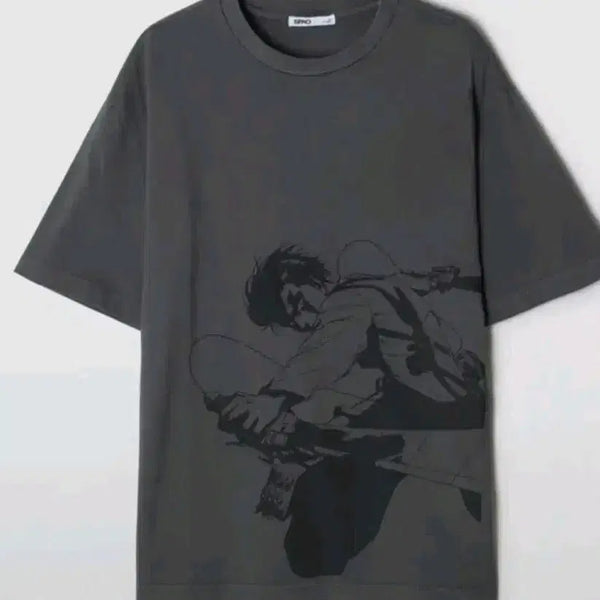 [BUNJANG] Attack on Titan SPAO Levi T-Shirt (M) / 진격의거인 스파오 리바이 M