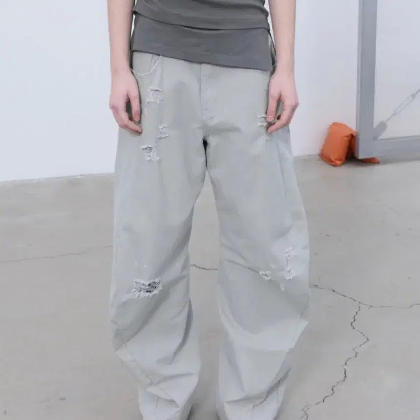 [BUNJANG] LCDC Distressed Denim Baggy Fit Pants M / Lcdc 디스크로이드 팬츠 M