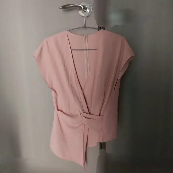 [BUNJANG] Modern Wrap Blouse / 모던한 랩  블라우스