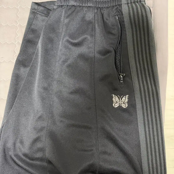 [BUNJANG] Needles x LHP HD Track Pants Black/Black / [m] 니들스 X LHP HD 트랙팬츠 검검