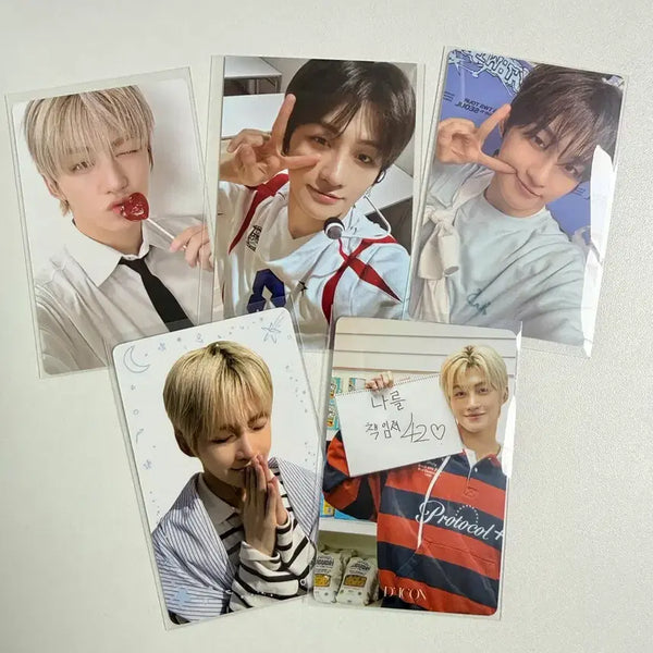 [BUNJANG] TWS Jihoon Romeo Cat, Seoul Concert, DEEE Concert Photocard Bundle Set / 투어스 지훈 로미오캣+서울콘+디이이콘 포카
