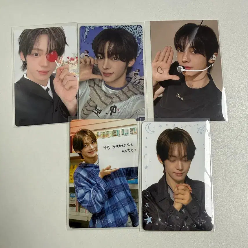 [BUNJANG] TWS Hanjin Romeo Cat + Seoul Concert + DEEEE Concert Photocard Set / 투어스 한진 로미오캣+서울콘+디이이콘 포카