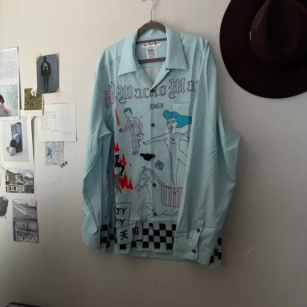 [BUNJANG] Wacko Maria World Peace Project Shirt XL / 와코마리아 세계평화프로젝트 셔츠 XL
