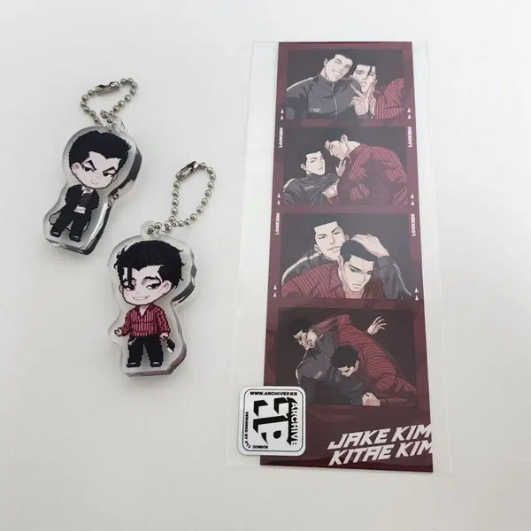[BUNJANG] Lookism Bundle Acrylic Block & 4-Cut Photo Set / 외지주 굿즈 일괄 외모지상주의