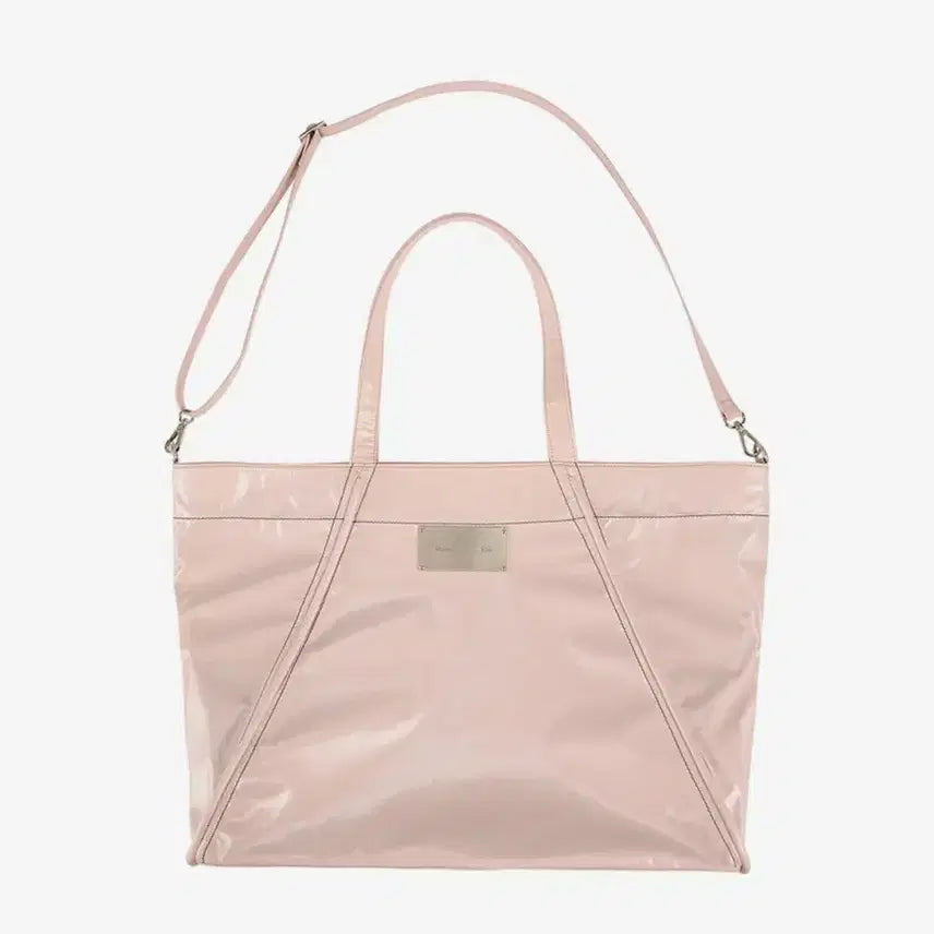 [BUNJANG] Matinkim Big Coating Tote Bag Pink / 한번 착용 오염 참고) 마뗑킴 빅 코팅 토트백 가방 핑크