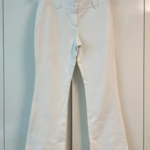 [BUNJANG] Volvik Women's Golf Semi-Bootcut Pants White / (새상품) 볼빅 여성 골프 세미부츠컷 팬츠 67