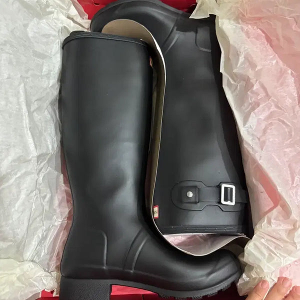 [BUNJANG] Hunter Original Tall Tour Rain Boots Black 240 / 헌터 오리지날 투어 톨 레인부츠 블랙 240