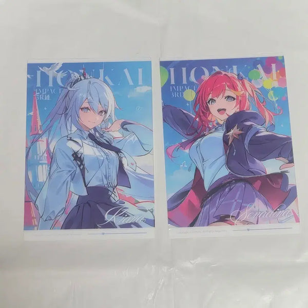 [BUNJANG] Honkai Impact 3rd Kiana & Sirin Illustration Card Bundle / 붕괴3rd 키아나 세나디아 일러스트 카드 일괄