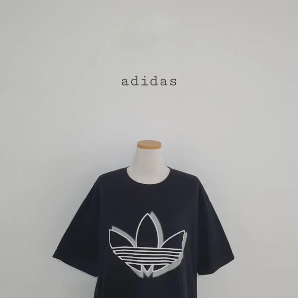 [BUNJANG] Adidas Big Logo Short Sleeve T-Shirt Black XL / 세일)No.26071010 아디다스 빅로고 반팔 티셔츠 블랙