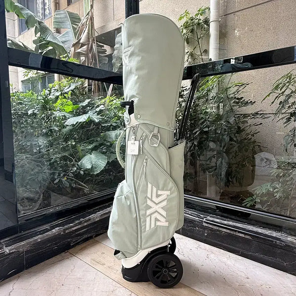 [BUNJANG] Wheeled Golf Bag Caddy Bag (Light Green) / 바퀴형 골프백 휠캐디백  (연그린)