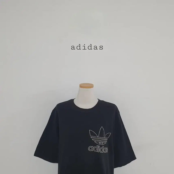 [BUNJANG] Adidas Firebird Embroidered Logo Short Sleeve T-Shirt / 세일)No.26071012 아디다스 반팔티 파이어버드 자수로고
