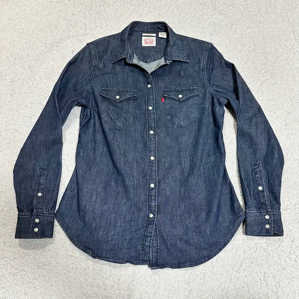 [BUNJANG] Levi's Women's Denim Shirt S / 리바이스 여성 데님 셔츠 s