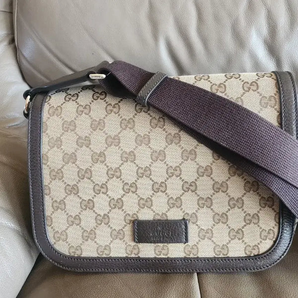 [BUNJANG] Gucci GG Pattern Shoulder Bag Brown / 구찌 GG 패턴 숄더백 브라운