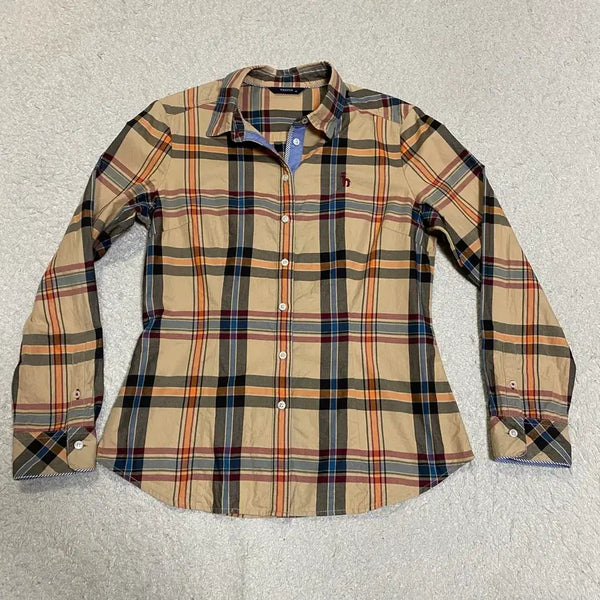 [BUNJANG] Hazzys Women's Checkered Shirt (Size 90) / 헤지스 셔츠 체크 여성 90
