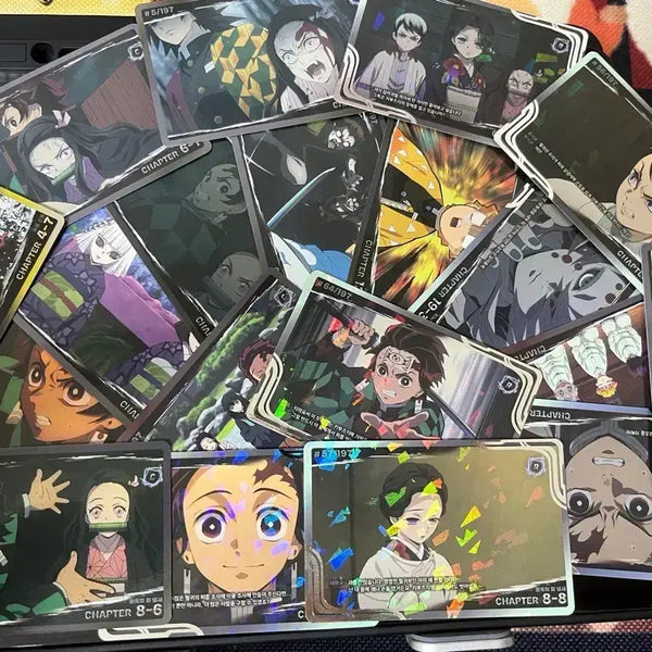 [BUNJANG] Demon Slayer: Kimetsu no Yaiba Season 1 Trading Cards Bundle Set (19 Cards) / 반택포 일괄)귀칼 귀멸의 칼날 1기 카드 19장 탄지로 젠이츠 네즈코