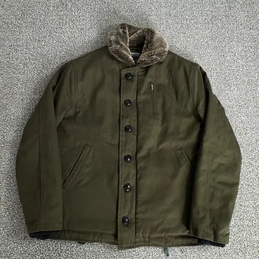 [BUNJANG] Privilege Works N1 Deck Jacket Khaki / 프리즘웍스 덱자켓 n1
