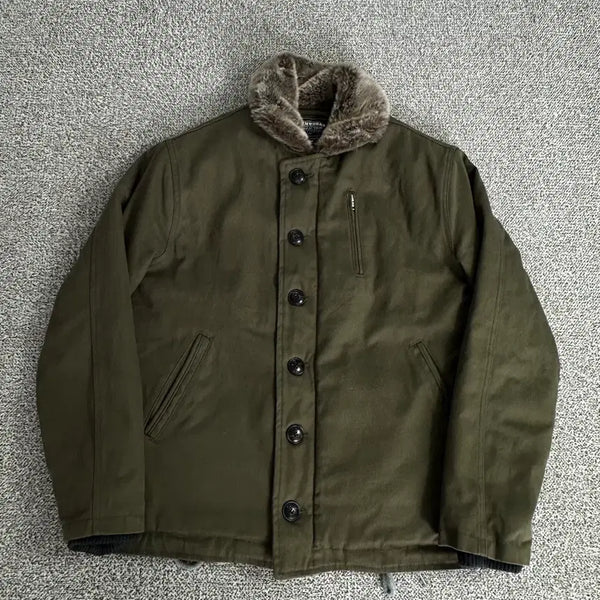 [BUNJANG] Privilege Works N1 Deck Jacket Khaki / 프리즘웍스 덱자켓 n1