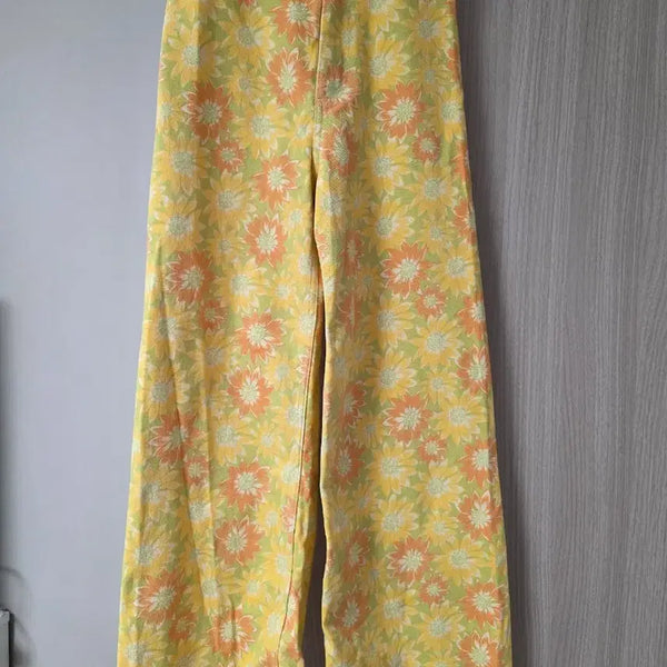 [BUNJANG] ZARA Y2K Summer Flower Straight Pants / 자라 Y2K 썸머 플라워 스트레이트 팬츠26