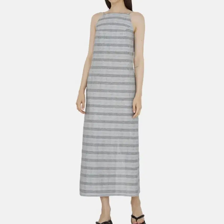 [BUNJANG] EKHON Fanti Giselle Riesling Check Linen Blend Dress / EKHON 에콘 판티 지젤 원피스 리즐링 체크 (새상품)