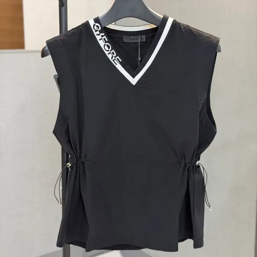 [BUNJANG] Women's V-Neck Golf Vest - Black, Size M / 여성 골프베스트 M사이즈