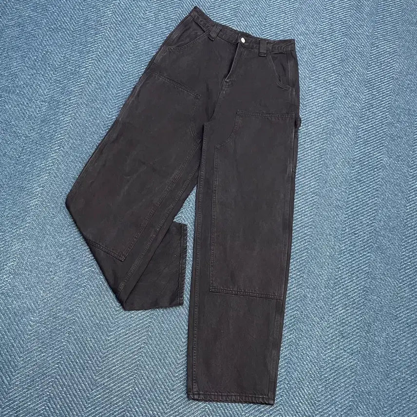 [BUNJANG] Facade Pattern Double Knee Carpenter Work Pants (Women's M) / [여성M] 파사드패턴 더블니 카펜더 워크 팬츠 만원샵