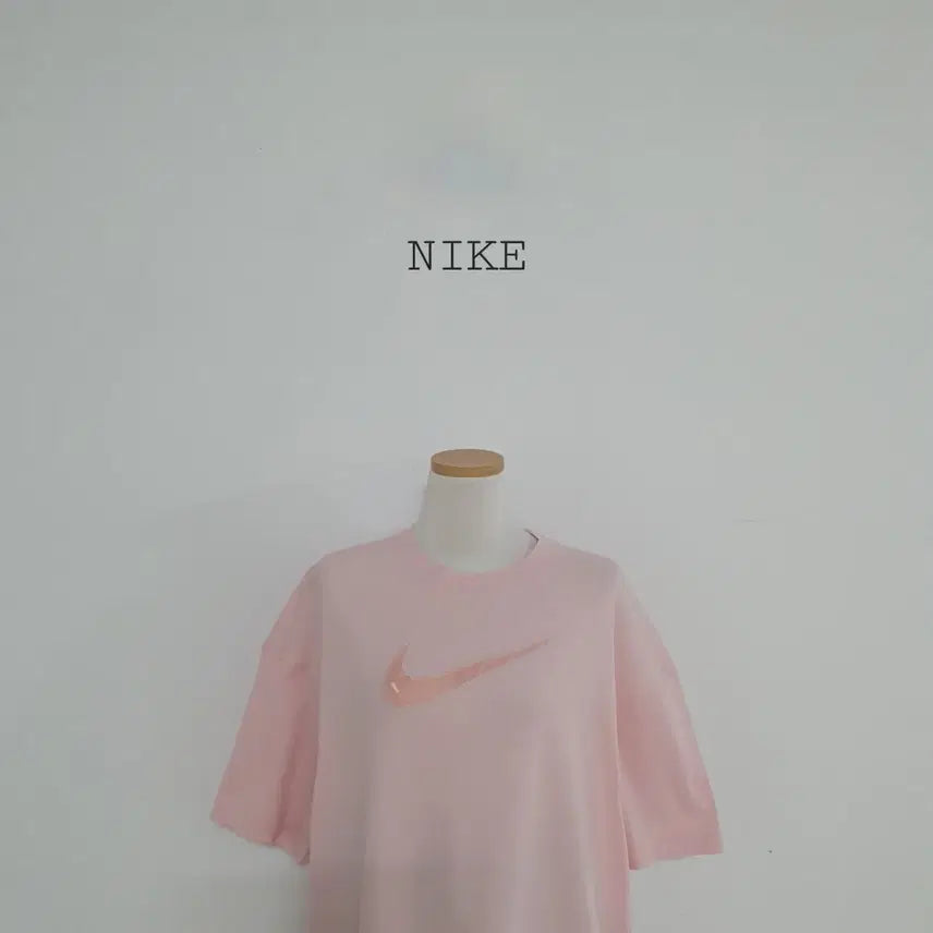 [BUNJANG] Nike Pink Swoosh T-Shirt / No.26071101 나이키 핑크 스우시 반팔 티셔츠