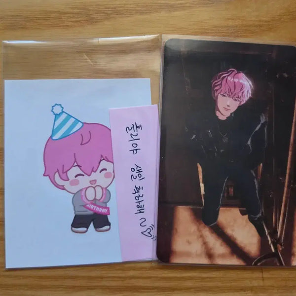 [BUNJANG] Pla B Artist  Bambi Fortune Cookie Message Sticker Photocard / 플레이브 십카페 포춘쿠키 밤비 메시지 스티커 포카