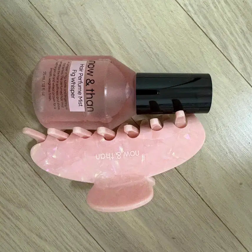 [BUNJANG] Now & Then Hair Perfume Mist & Pink Hair Clip Set / 나우앤댄 헤어 퍼퓸 미스트 &핑크 집게