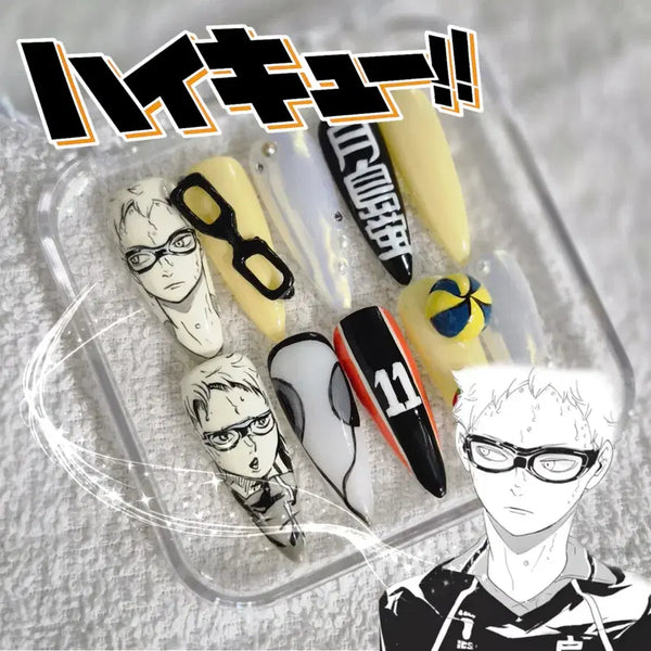 [BUNJANG] Haikyu!! Custom Nail Tips / [Open event]하이큐 네일팁 |오타쿠네일 |애니네일 |캐릭터네일