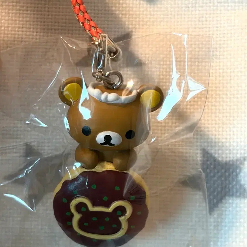 [BUNJANG] Rilakkuma Takoyaki Limited Edition Strap Keychain / 리락쿠마 타코야끼 스크랩 키링
