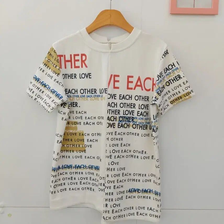 [BUNJANG] Eeach Other Unbalanced Hem T-Shirt / 한섬 이치아더 언발 티셔츠