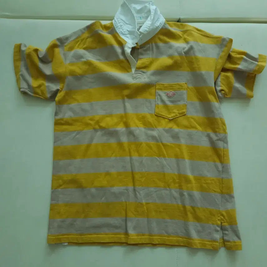 [BUNJANG] HGS Striped Short-Sleeve Polo Shirt / [L] HGS 카라티셔츠